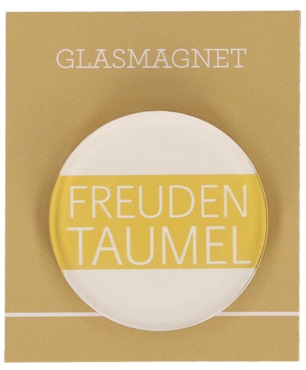 Kreis-Glasmagnet - Freudentaumel