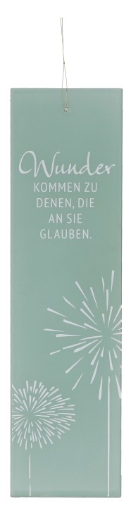 Glasrelief zum Aufhängen - Wunder