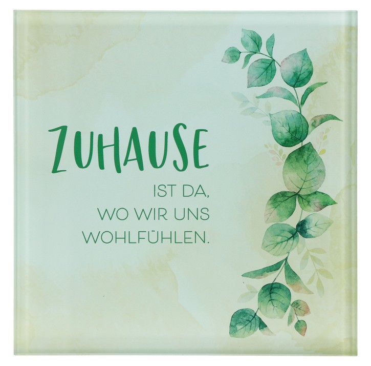 Glasrelief - Zuhause