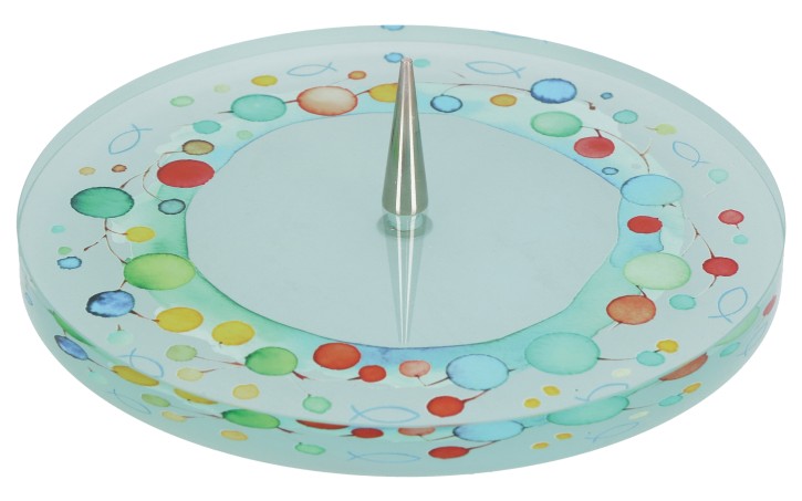 Symbolleuchter aus Glas