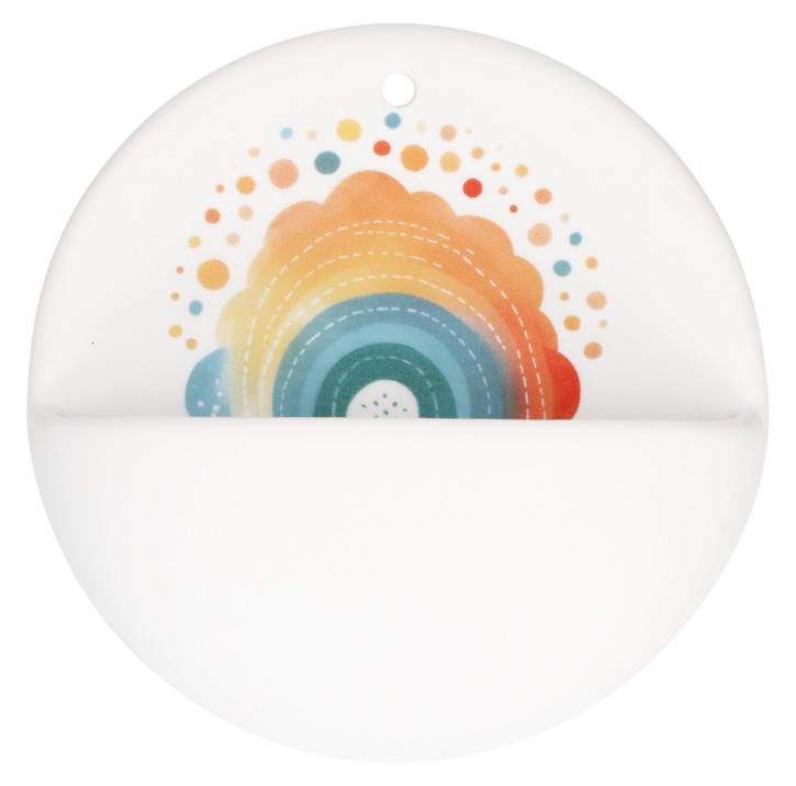 Weihwasserbecken aus Porzellan - Geborgen unter Gottes Segen