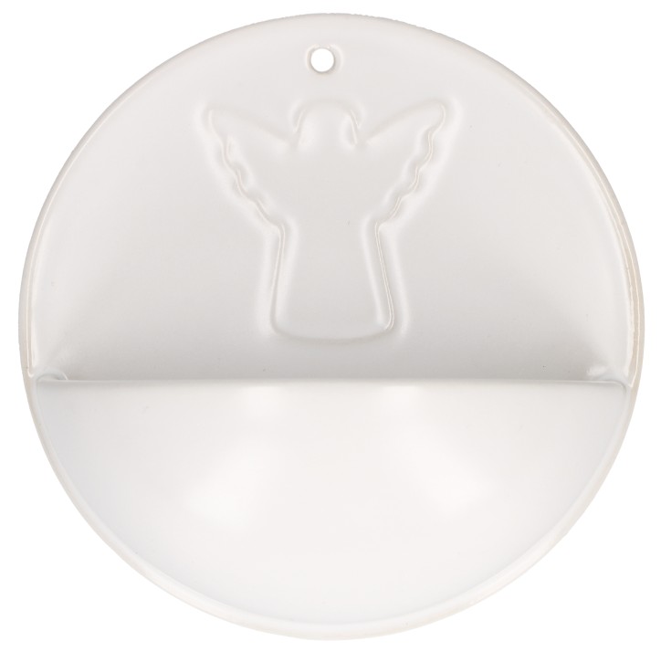 Weihwasserbecken aus Porzellan - Engel