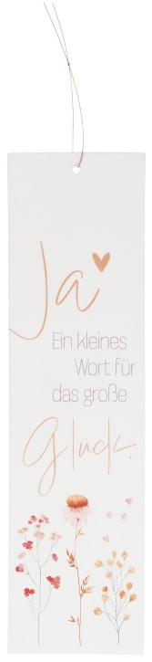 Wandtafel aus Porzellan - Hochzeit