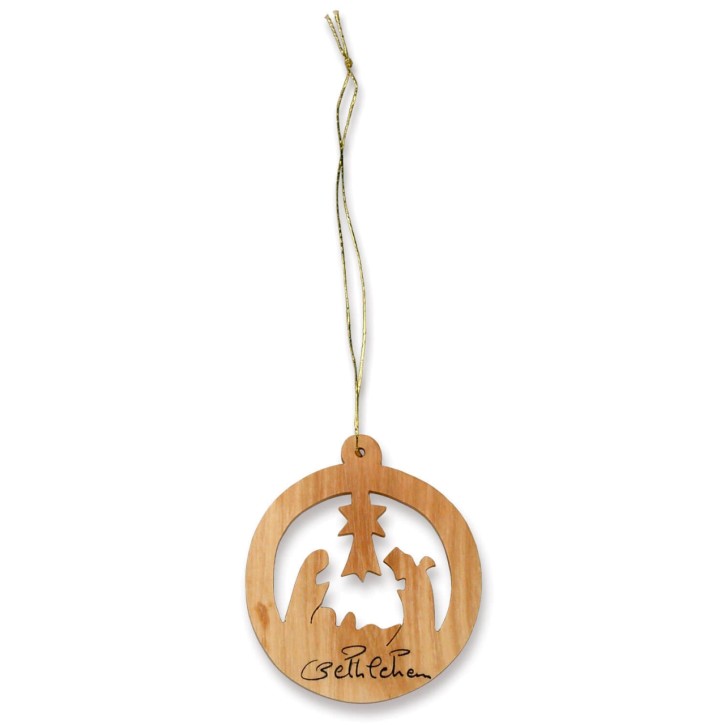 Baumschmuck - Krippe im Kreis