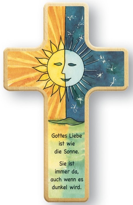 Kinderkreuz Sonne und Mond