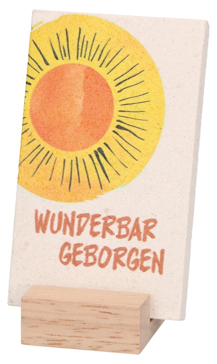 Natursteintafel - Wunderbar geborgen