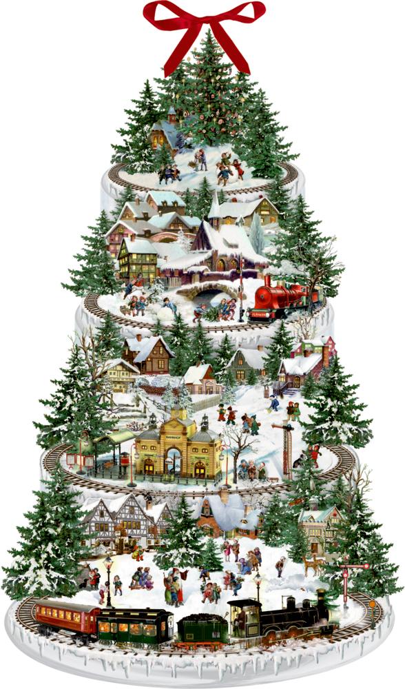 Eisenbahn-Tanne, Adventskalender