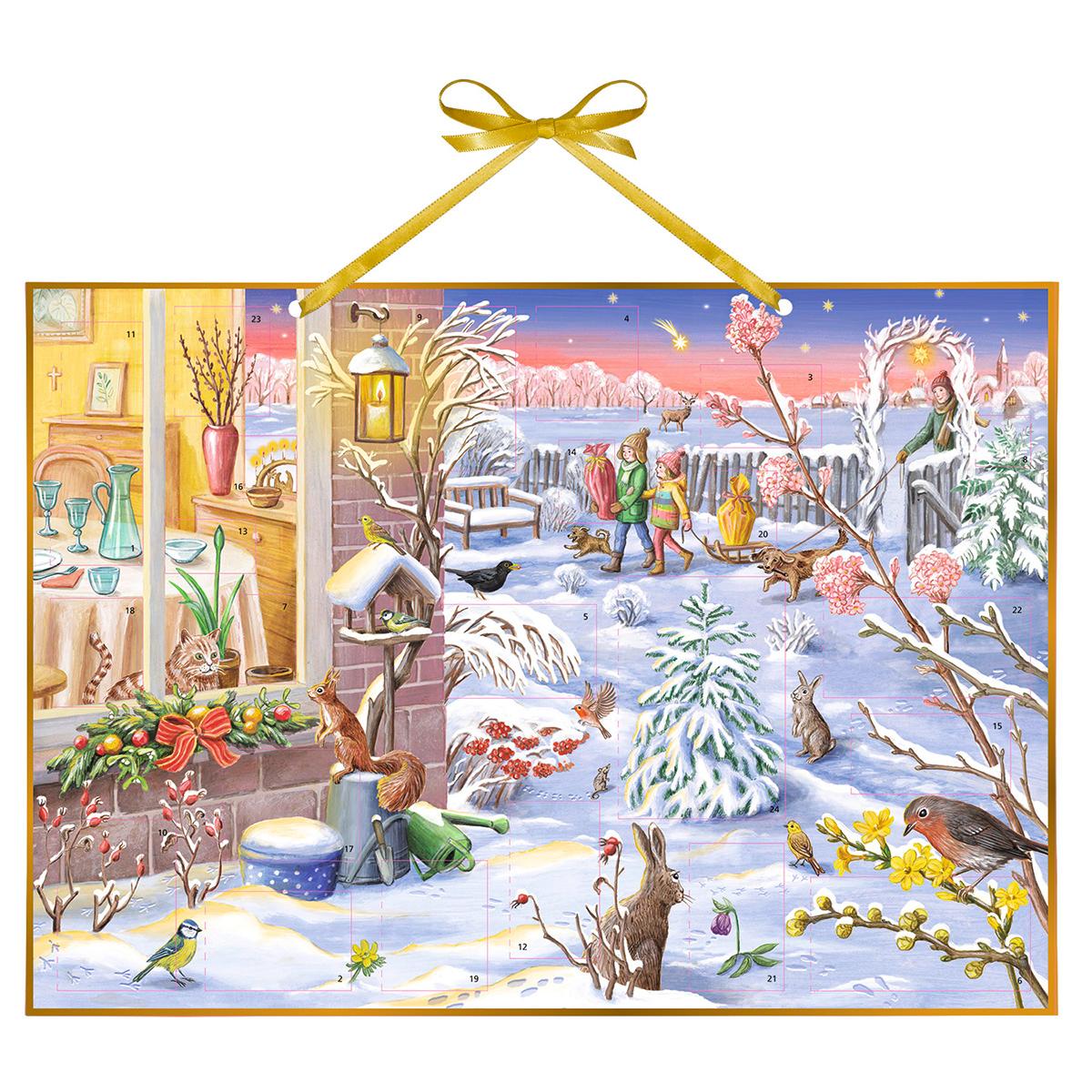 Adventskalender »Blüten im Schnee«