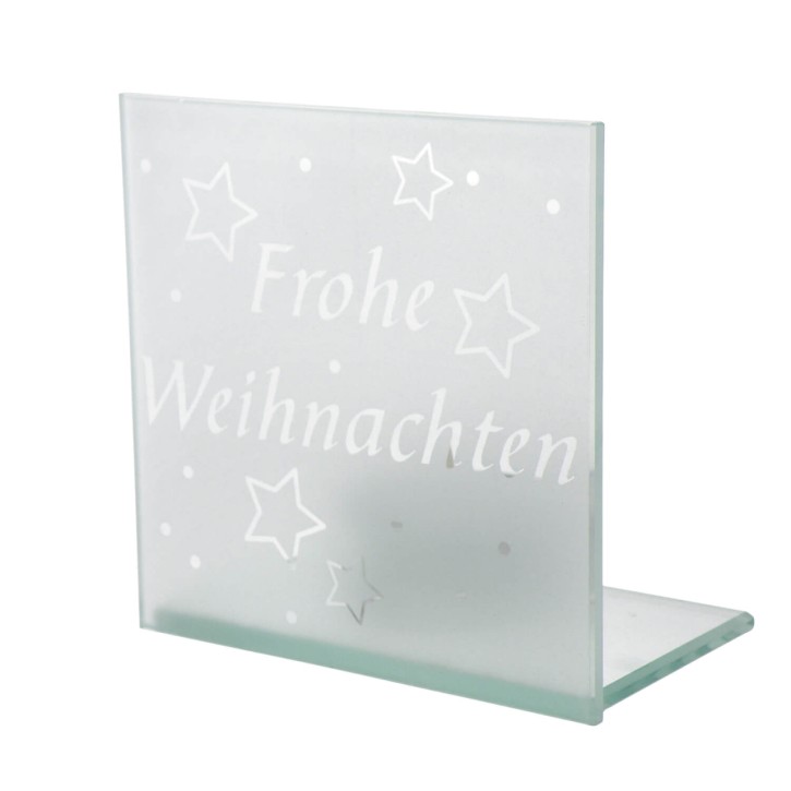 Glasständer - Frohe Weihnachten
