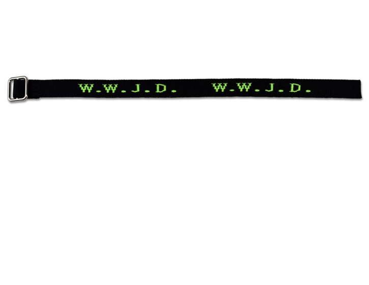 Gewebtes Armband - W.W.J.D.