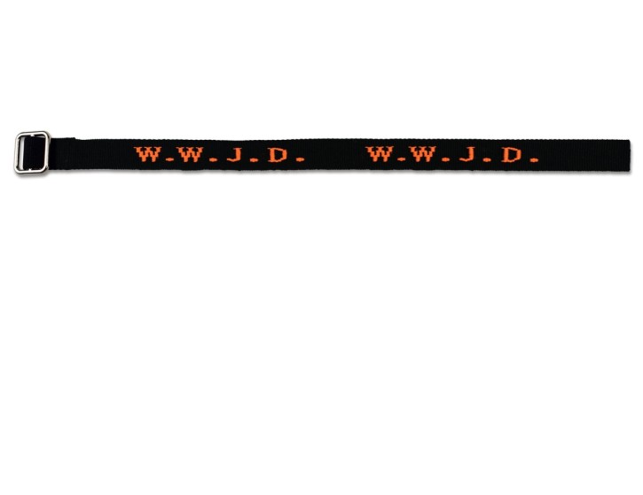 Gewebtes Armband - W.W.J.D.