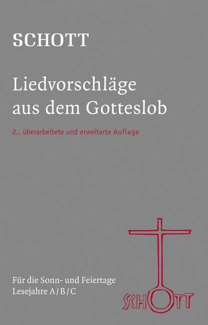 SCHOTT Liedvorschläge aus dem Gotteslob