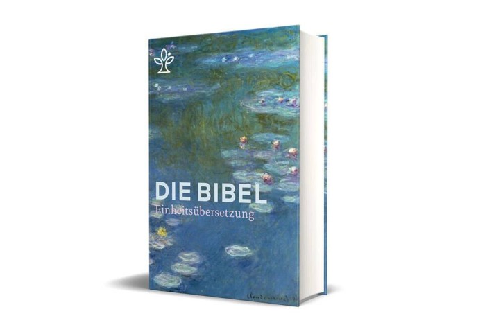 Die Bibel, Einheitsübersetzung, Umschlagmotiv Seerosen (Monet), Großdruck