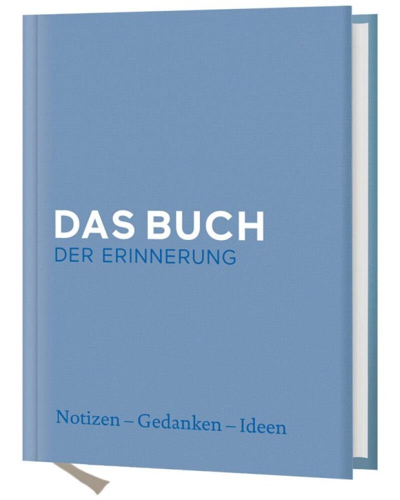 Das Buch der Erinnerung, hellblau