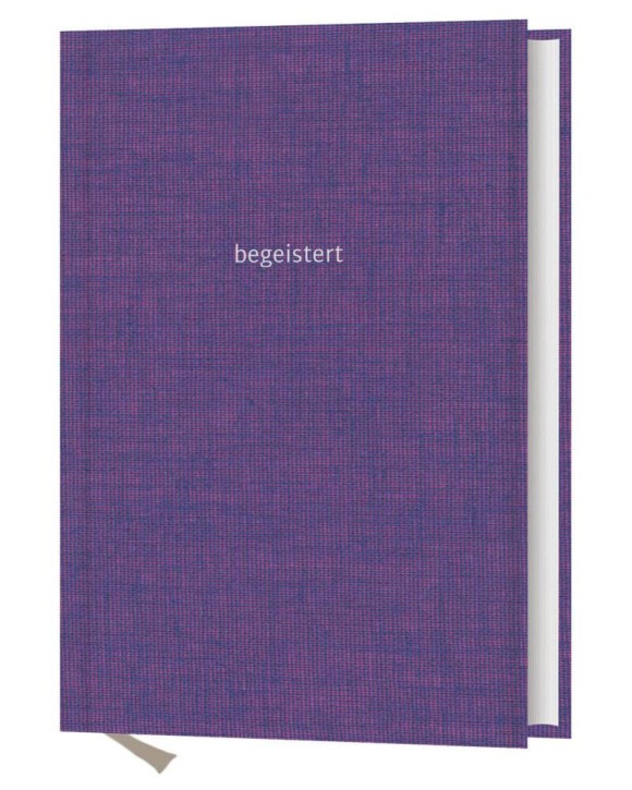 Notizbuch: begeistert