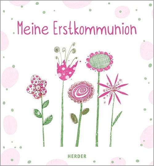 Meine Erstkommunion Erinnerungsalbum Blumen