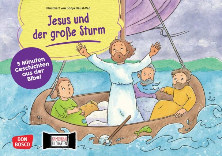 Jesus und der große Sturm. Kamishibai Bildkartenset