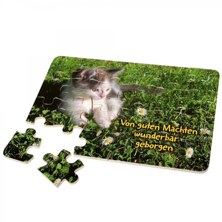 Holz-Puzzle - Katzenbaby