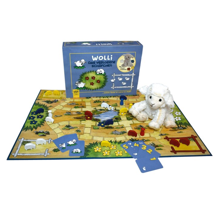 Brettspiel Wolli, das verlorene Schäfchen