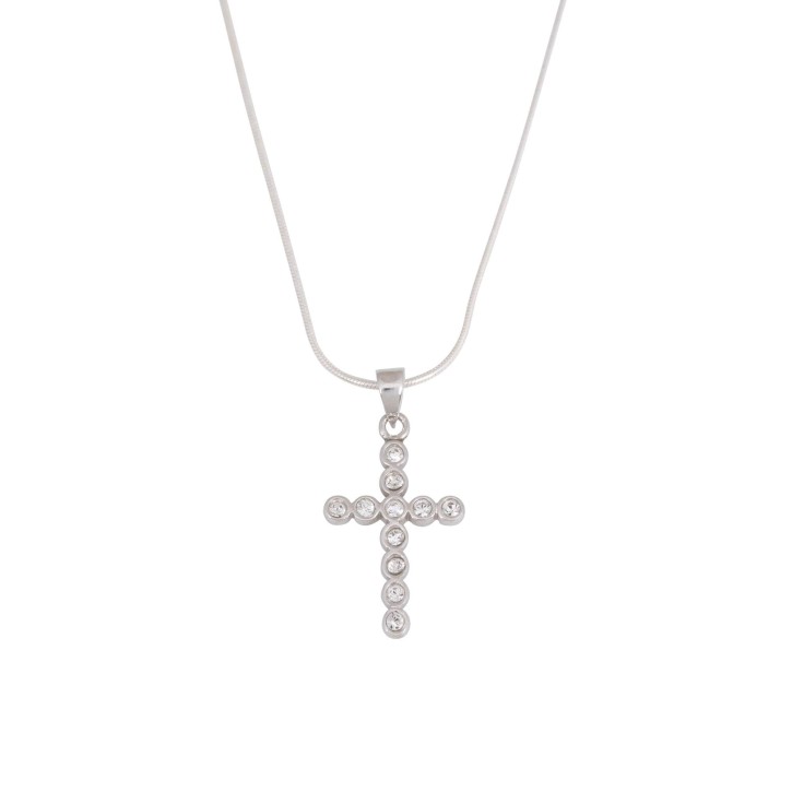 Halskette mit Anhänger Kreuz