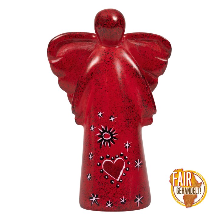 Figur Schutzengel groß - Herz