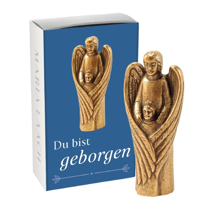 Figur Du bist geborgen, in Schachtel