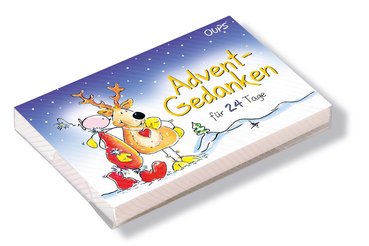 Oups Kärtchenbox, Adventgedanken