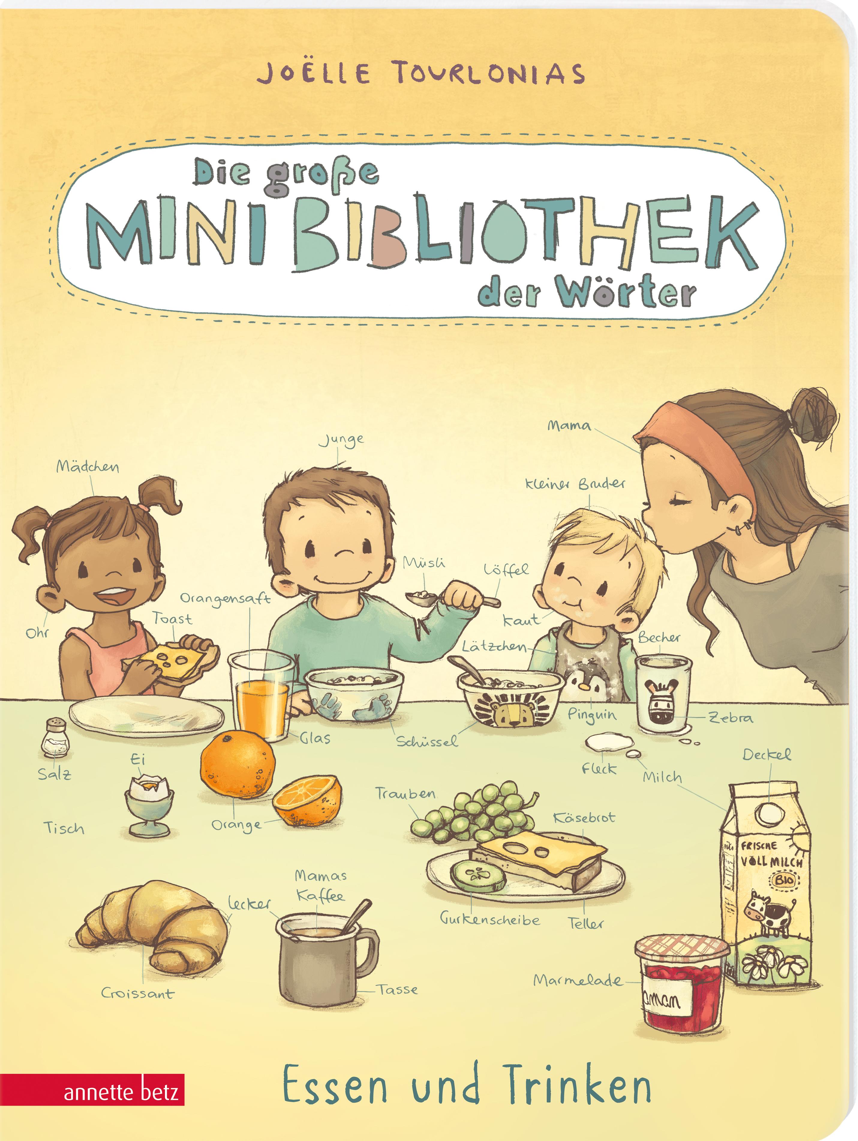 Die große Mini-Bibliothek der Wörter: Essen und Trinken