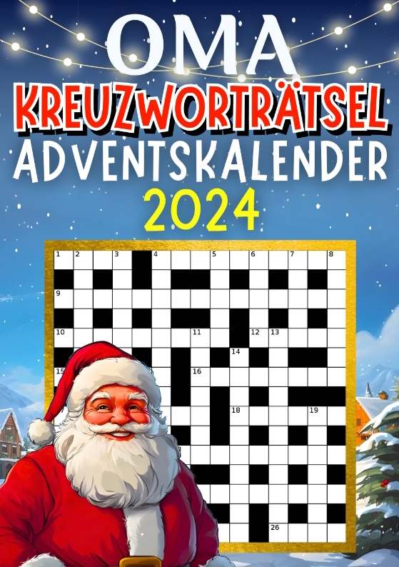 Oma Kreuzworträtsel Adventskalender 2024 Weihnachtsgeschenk
