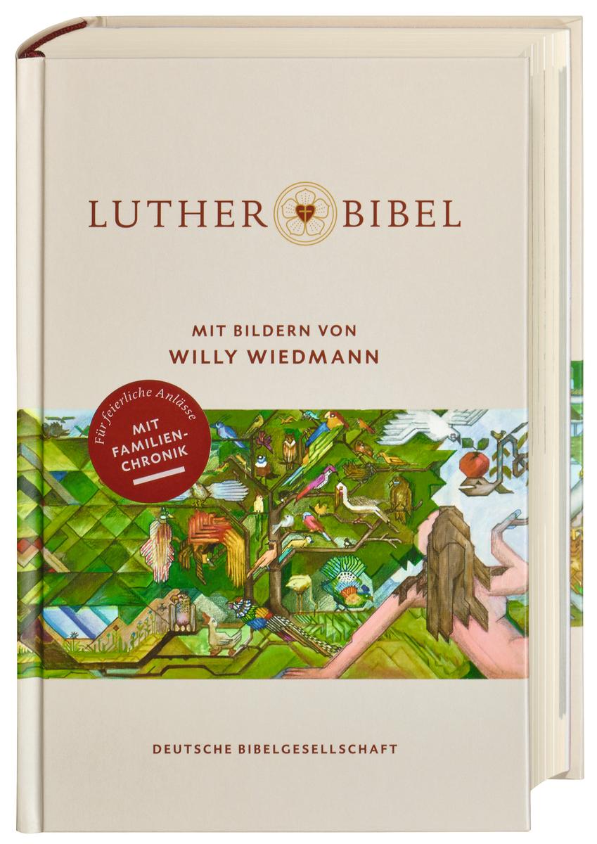 Lutherbibel mit Bildern von Willy Wiedmann