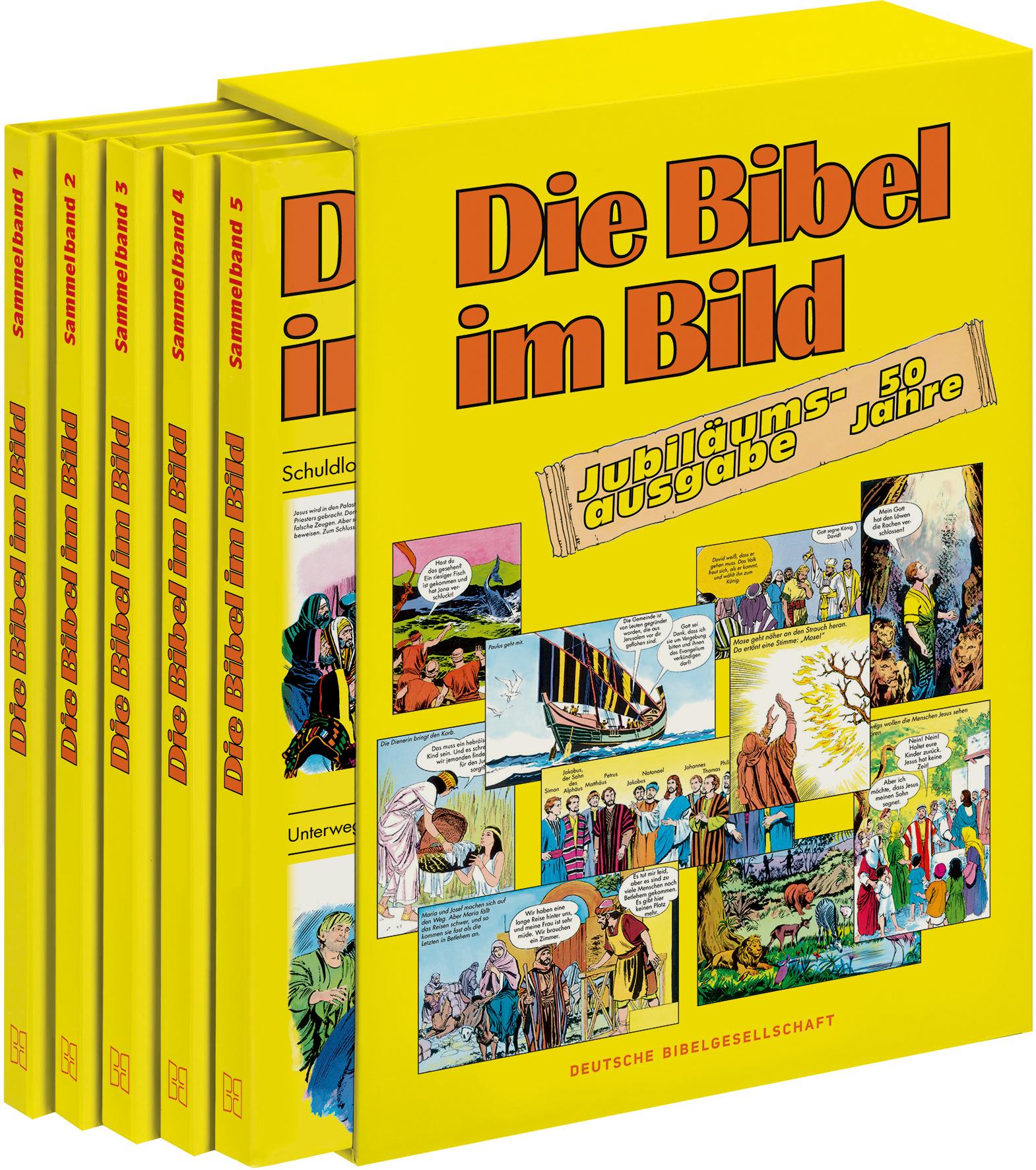 'Die Bibel im Bild' 5 Bände im Schuber