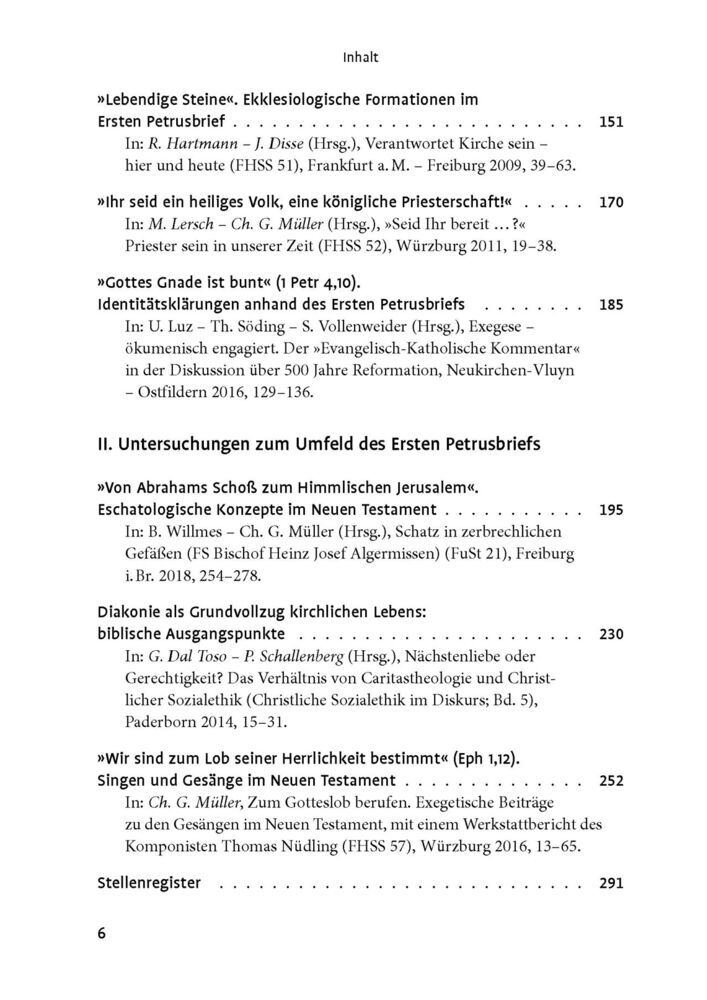 Den Fußsspuren Christi folgen (1 Petr 2,21)