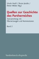 Quellen zur Geschichte des Partherreiches. Bd.2