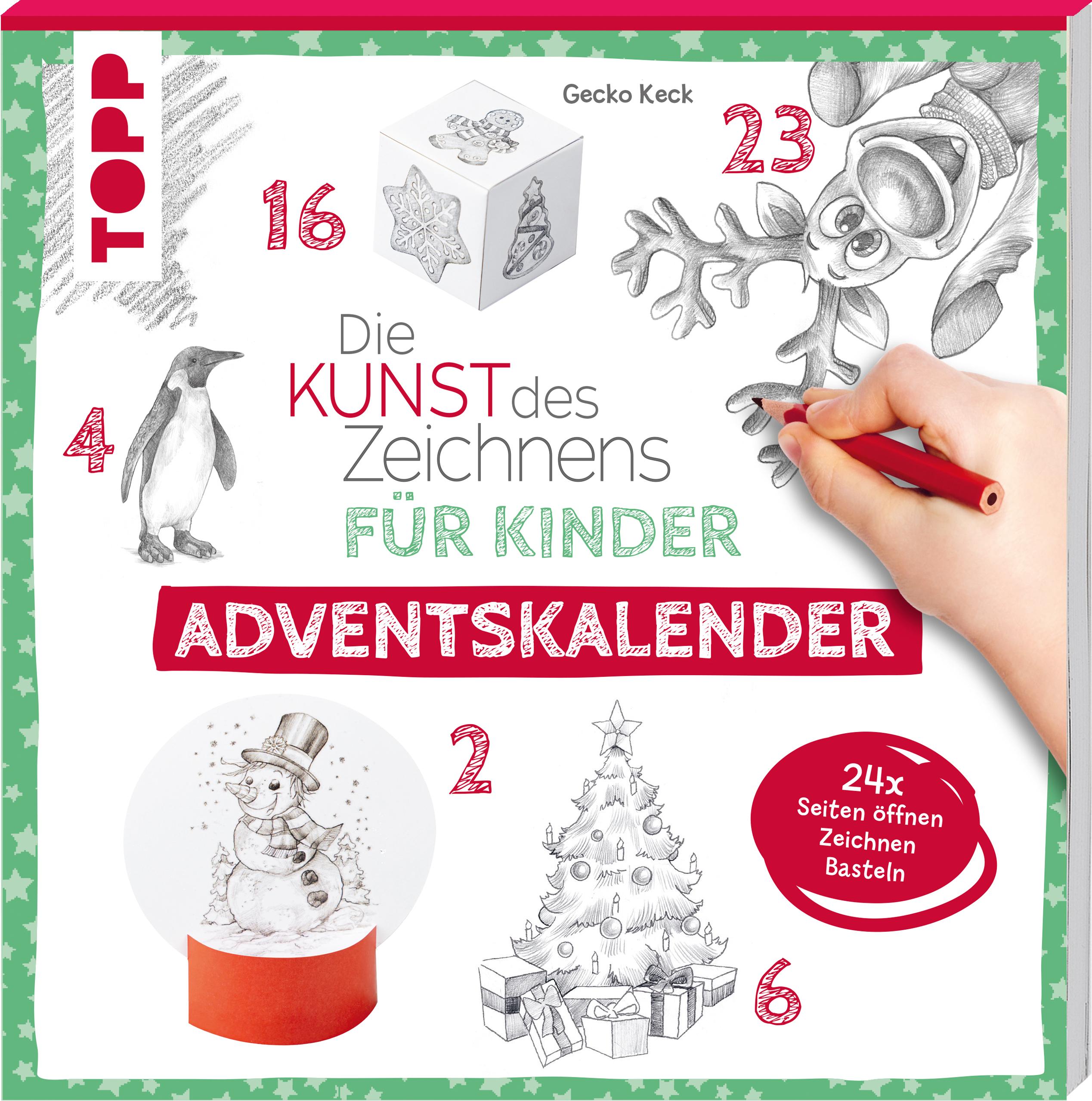 Die Kunst des Zeichnens für Kinder: Adventskalender