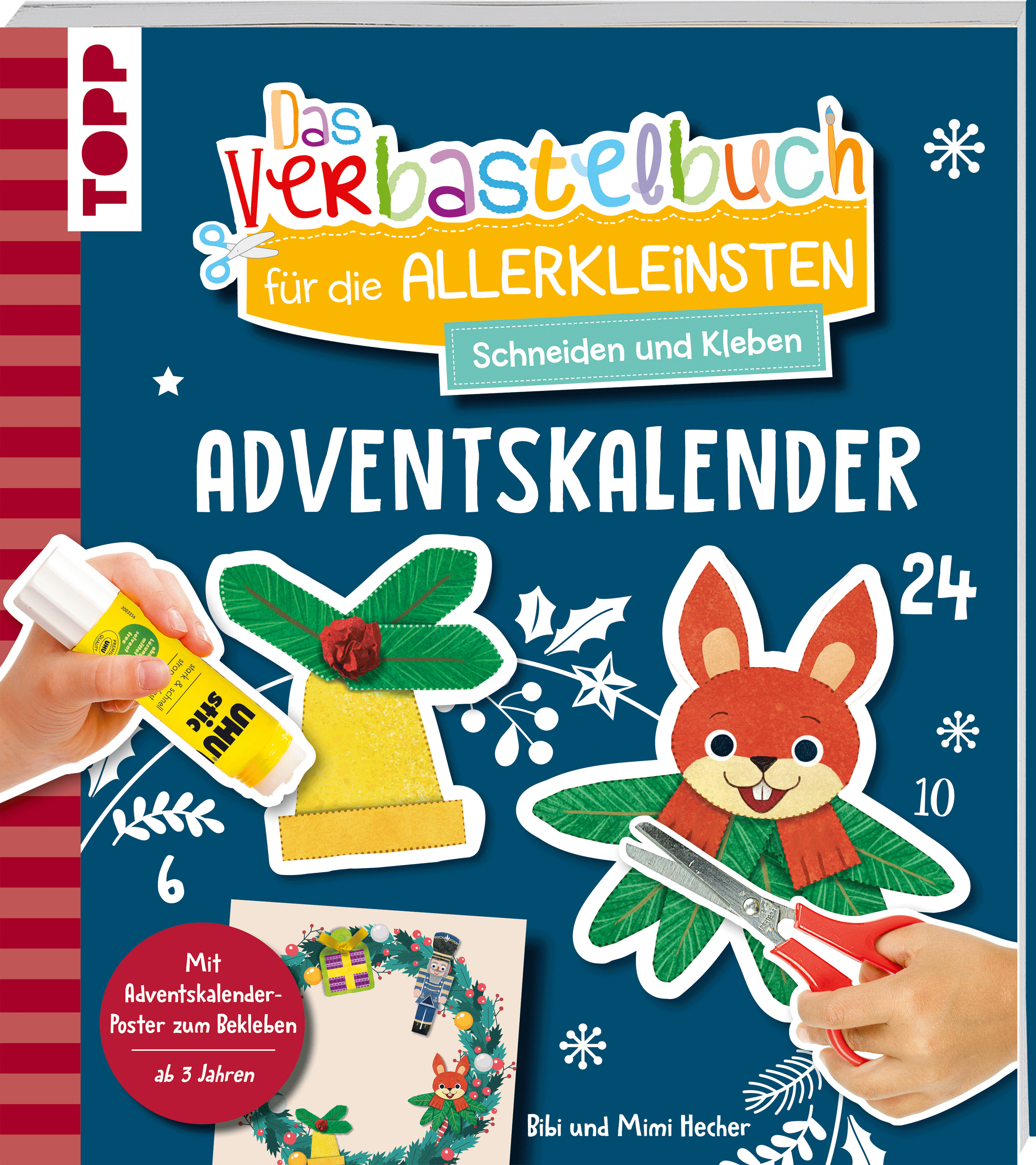 Das Verbastelbuch für die Allerkleinsten: Adventskalender