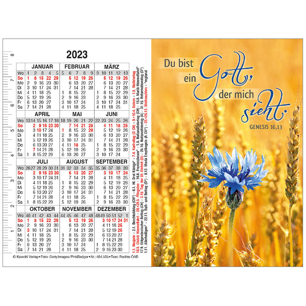 Doppel-Spielkarten-Kalender 2023
