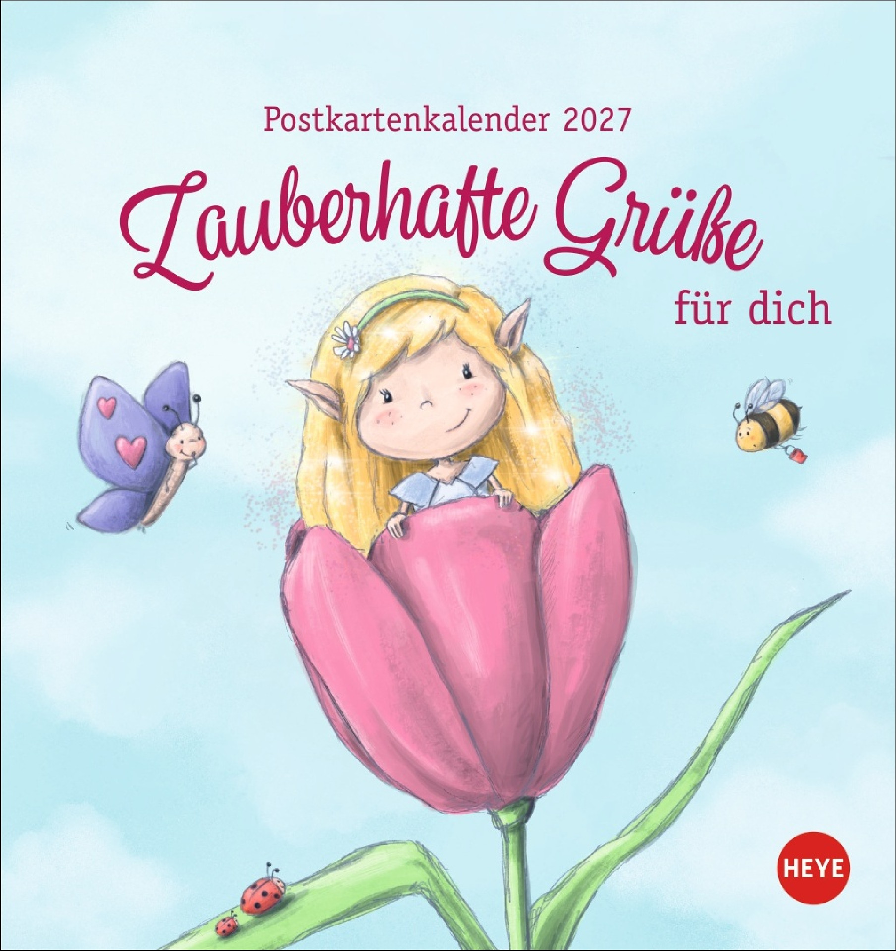 Zauberwesen Postkartenkalender 2027 - Zauberhafte Grüße für dich