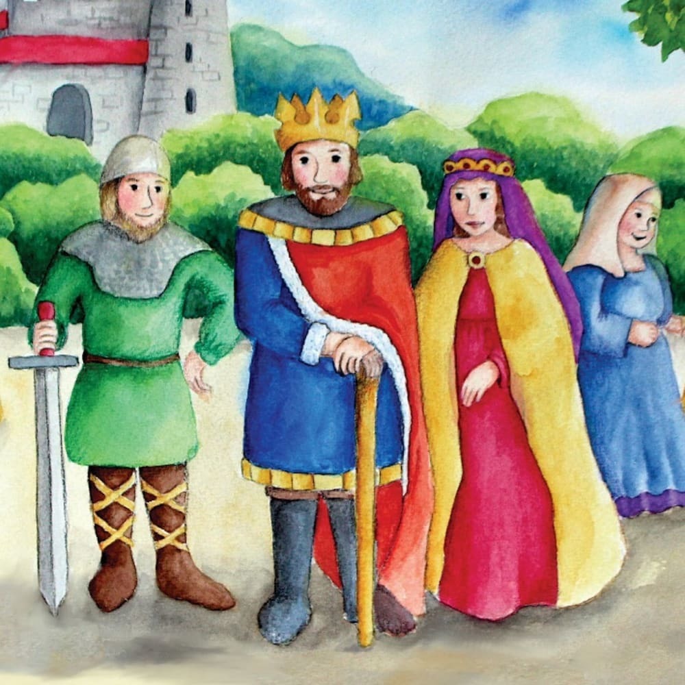 Elisabeth von Thüringen und das Rosenwunder. Mini-Bilderbuch.