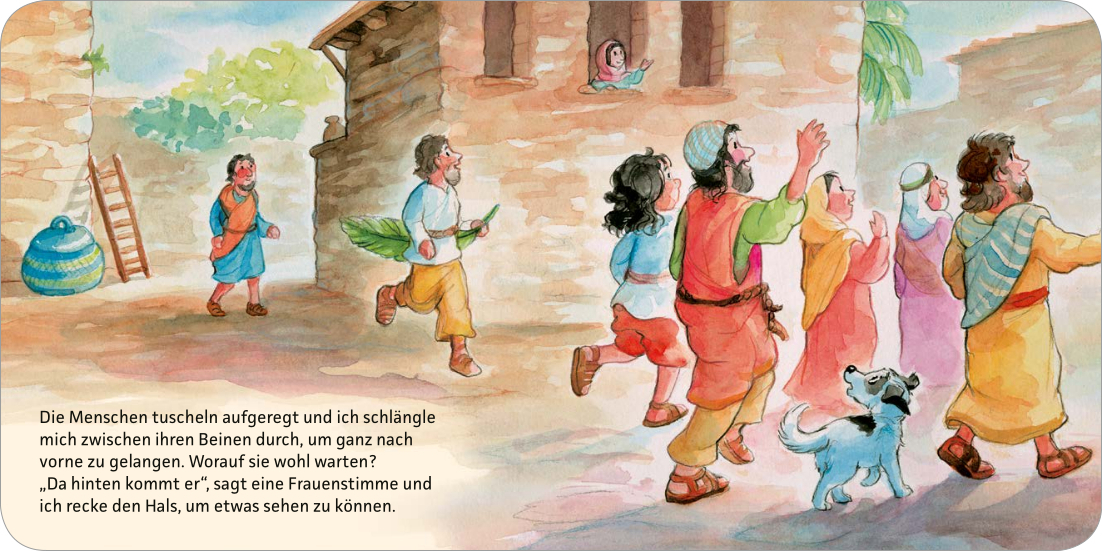 Jesus zieht in Jerusalem ein