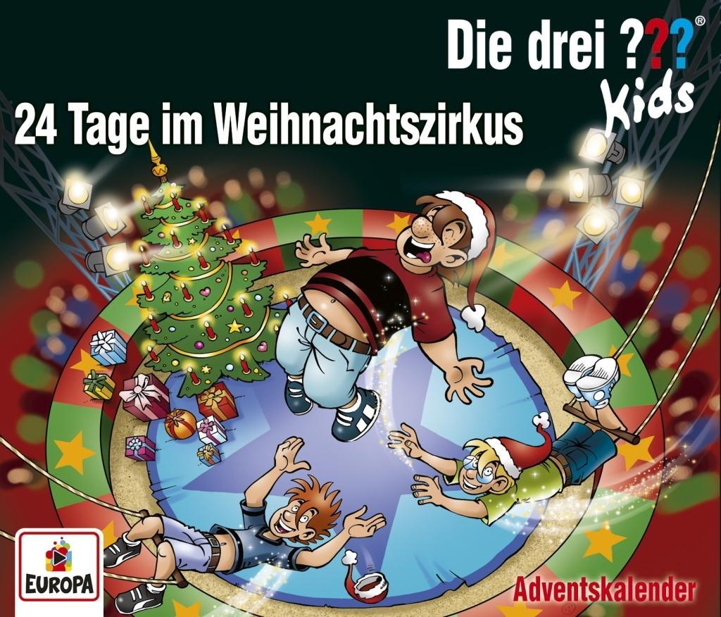 Die drei ??? Kids - Adventskalender - 24 Tage im Weihnachtszirkus, 2 Audio-CDs