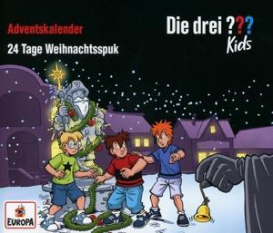 Die drei ??? Kids Adventskalender - 24 Tage Weihnachtsspuk, 3 Audio-CDs