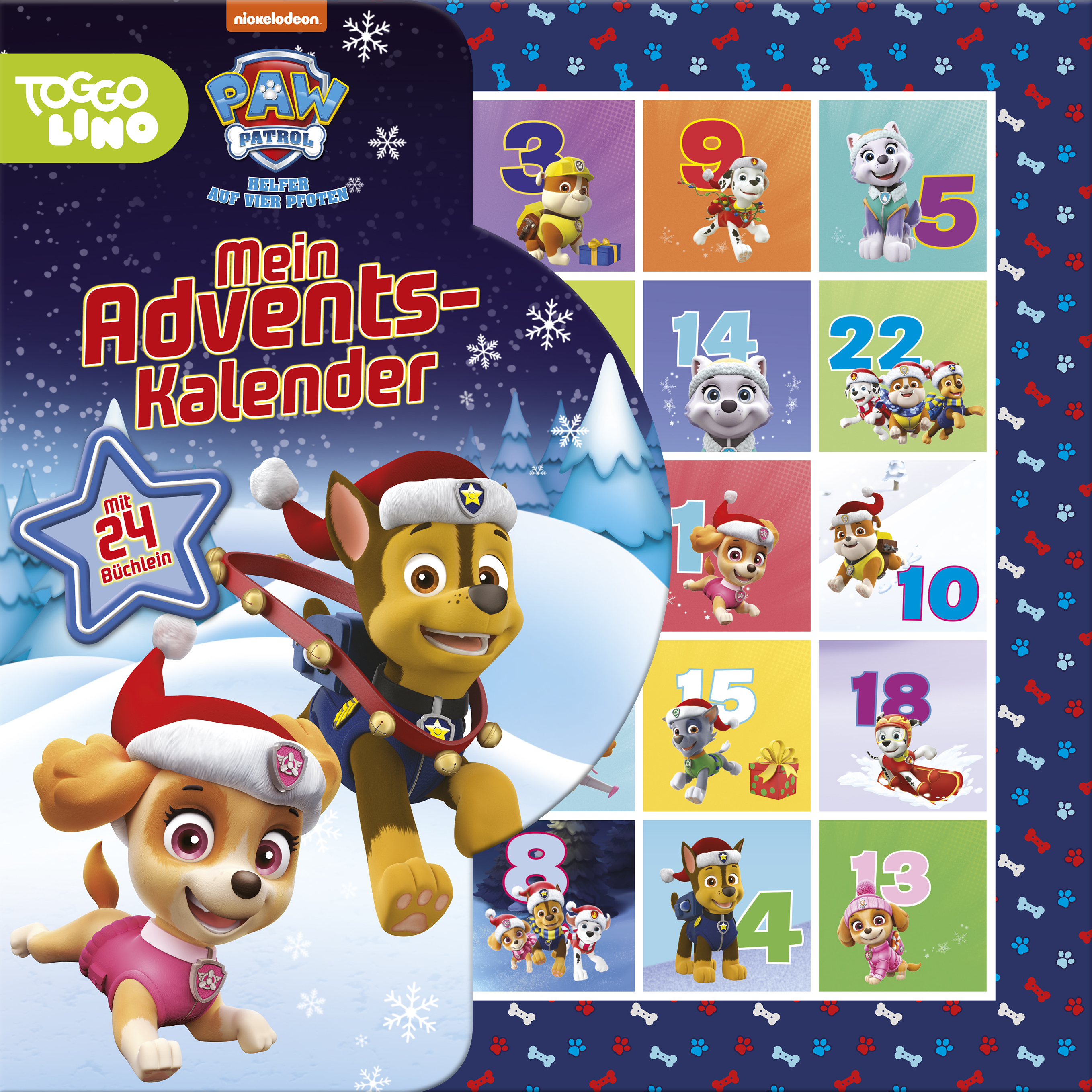 Paw Patrol  - Adventskalender (24 Büchlein in Box)