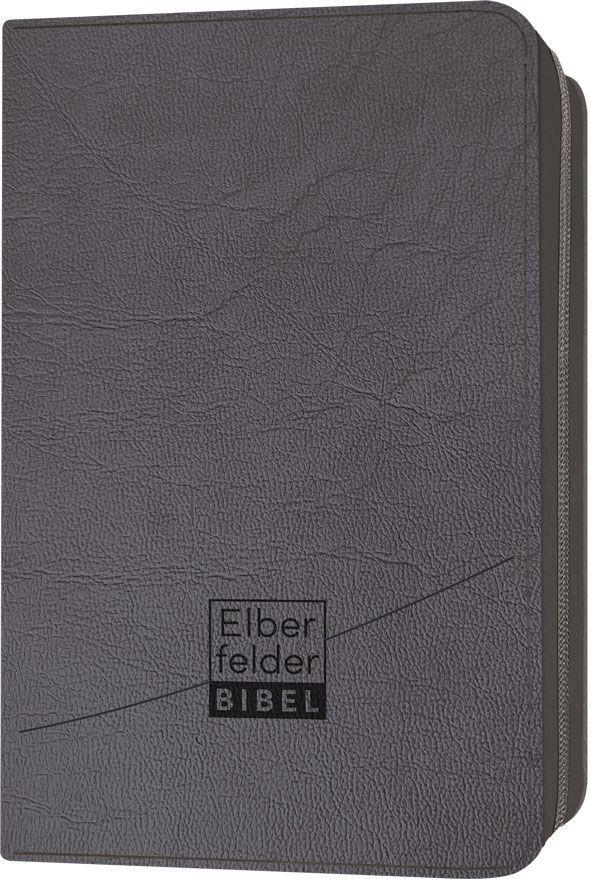 Elberfelder Bibel Kunstleder Reißverschluß