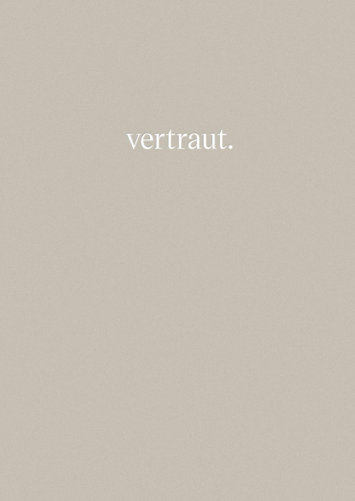 vertraut.