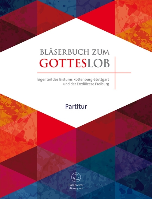 Bläserbuch zum Gotteslob Freiburg/Rottenburg, Studienpartitur in C