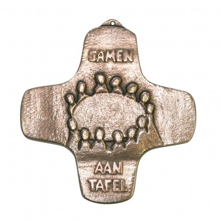 Bronzekreuz Samen aan Tafel