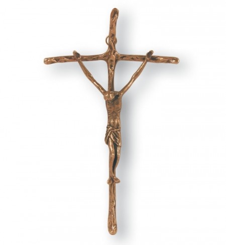 Bronzekreuz - Papstkreuz Größe 36 cm