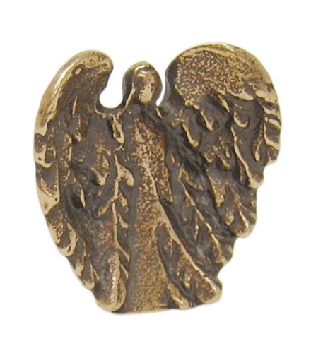 Figur Behütender Engel - Bronze - 3,7 x 3,5 cm