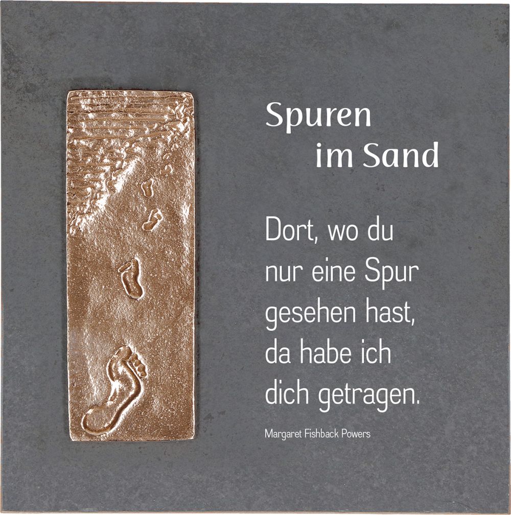 Spuren Im Sand Text - Fruhstucksbrettchen Spuren Im Sand : Nachdem wir ihn auf die richtigkeit überprüft haben, werden wir ihn hier publizieren.