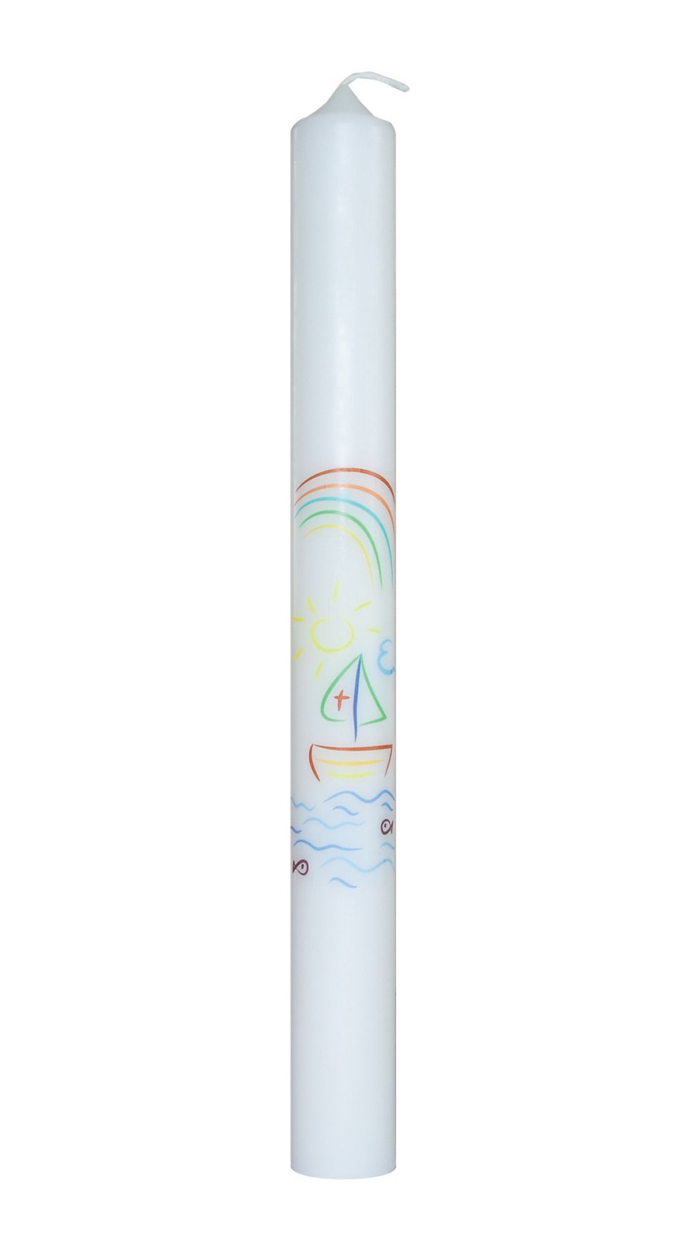 Taufkerze | Regenbogen | Schiff | Fische | Online Shop christliche ... Taufkerze | Regenbogen | Schiff | Fische | Online Shop christliche ...